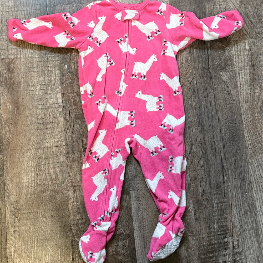 Pink Llama Kids One Piece